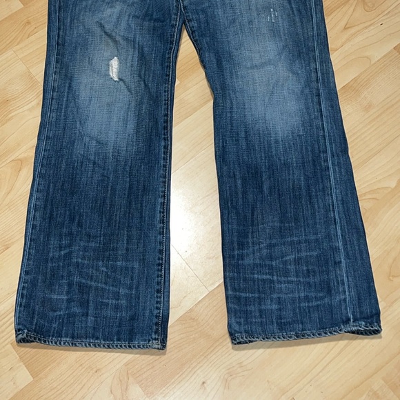 Rock & Republic Mens Stone Cold Distressed Blue Jeans Size 36x30 - Picture 6 of 11